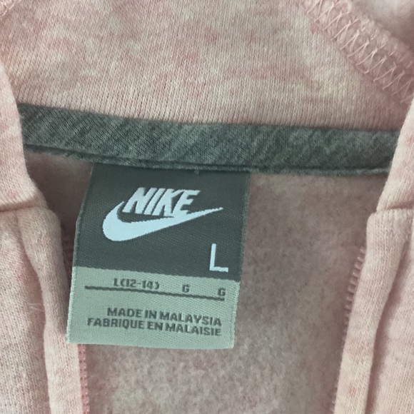 🍍NIKE ZIP UP HOODIE🍍size large 12-14🍍E/1 - Picture 2 of 3